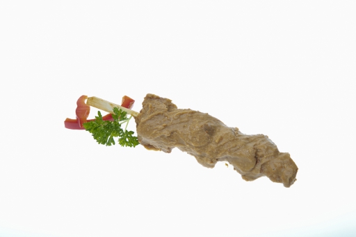 Stokje varkenshaas sate met satesaus