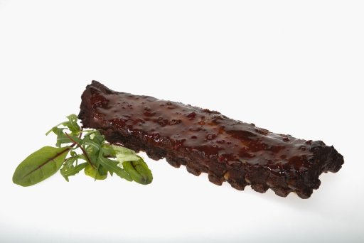 Gegrilde spare ribs pikant